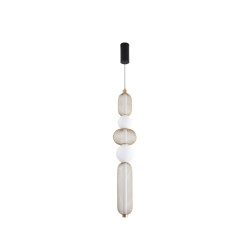 NOWOŚĆ MD2596-5A-3BGT SARR LAMPA WISZĄCA CZARNY MAT+ZŁOTA/MATT BLACK+GOLD ZUMA LINE
