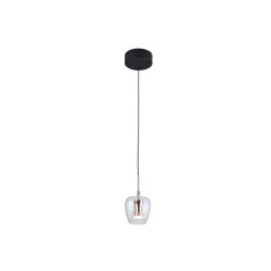 NOWOŚĆ MD2291-1A-3BGN NELSON LAMPA WISZĄCA CZARNO-ZŁOTA/BLACK-GOLD ZUMA LINE