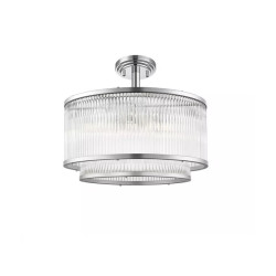 NOWOŚĆ C0528-05H-F4AC SERGIO LAMPA SUFITOWA CHROME ZUMA LINE