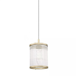 NOWOŚĆ P0528-01F-V6AC SERGIO LAMPA WISZĄCA ZŁOTA/GOLD ZUMA LINE