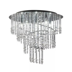 NOWOŚĆ 19154L TERRE LAMPA SUFITOWA CHROME ZUMA LINE