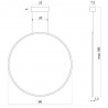 Lampa wisząca Echo Vertical 80 Ramko 67290 Okrąg