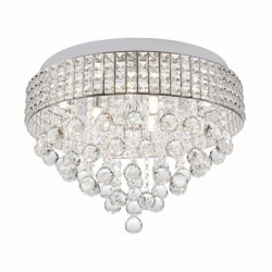 NOWOŚĆ 19027-L CAPRI LAMPA SUFITOWA CHROME ZUMA LINE