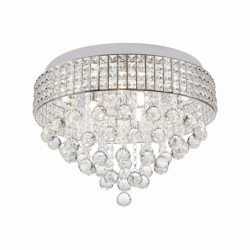 NOWOŚĆ 19027-M CAPRI LAMPA SUFITOWA CHROME ZUMA LINE