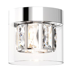 NOWOŚĆ C0389-01A-F4AC GEM LAMPA SUFITOWA CHROME ZUMA LINE