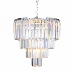 NOWOŚĆ 17106/4+1-CHR AMEDEO LAMPA WISZĄCA CHROM/CHROME ZUMA LINE