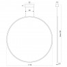 Lampa wisząca Echo Vertical 110 Ramko 66423 Okrąg