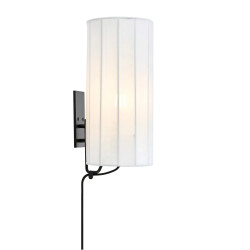 Kinkiet, Lampa ścienna z abażurem 108960 HIKARI 1L Biały/Czarny Markslojd