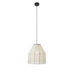 Lampa wisząca z abażurem 108956 AIKO 1L Beżowy/Czarny Markslojd