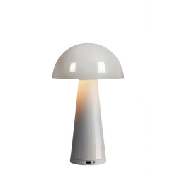 Lampa stołowa, Lampka nocna 108950 FUNGI Ładowana Szaro beżowa Markslojd