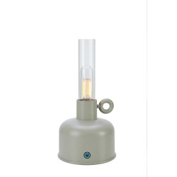 Lampa stołowa 108921 ASTRID Ładowana Szaro beżowa Lampa naftowa  Markslojd