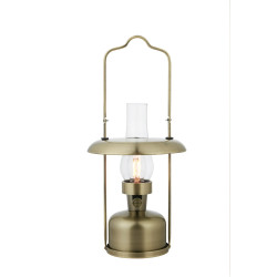 Lampa stołowa 108894 FANOS Ładowana, Przenośna, Lampa naftowa Antyczne złoto Markslojd