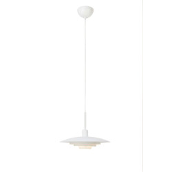 Lampa wisząca pojedyncza nad stół 108874 PINY 1L 35cm Biała Markslojd