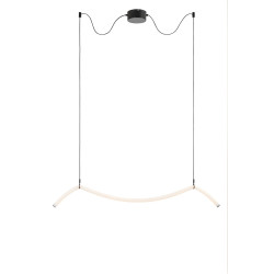 Lampa wisząca podłużna nad stół 108873 MELT LED Biały/Czarny Markslojd