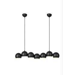 Lampa wisząca nad stół 108860 CUPOLO 7L Czarny Markslojd