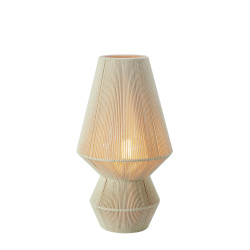 Lampa stołowa, lampka nocna ażurowa 108822 RAZZO 1L 54cm Beżowa Markslojd