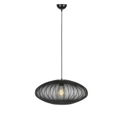 Lampa wisząca z abażurem 108793 FLORENCE 60 Czarna Markslojd
