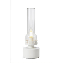 Lampka nocna 108787 KANDELLA 1L Lampa naftowa Piaskowy biały/Przezroczysty Markslojd