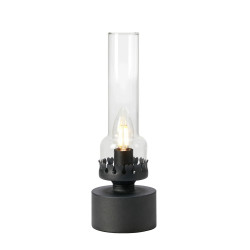 Lampka nocna 108786 KANDELLA 1L Lampa naftowa Piaskowy czarny/Przezroczysty Markslojd