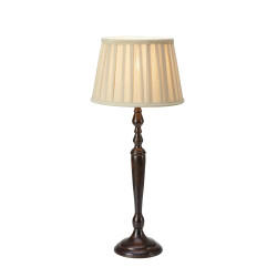 Lampa stołowa z abażurem 108777 CHOCOLAT 1L 60cm Beżowa/Ciemno brązowa Markslojd