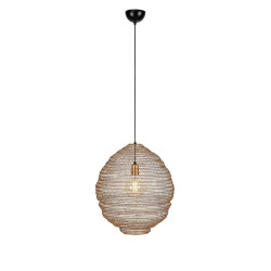 Lampa wisząca ażurowa 108773 TAZZA 1L Złota Markslojd