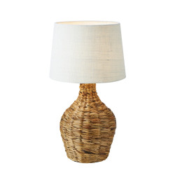 Lampa stołowa z abażurem, pleciona podstawa 108771 PAGLIA 1L Beżowy/Naturalny Markslojd
