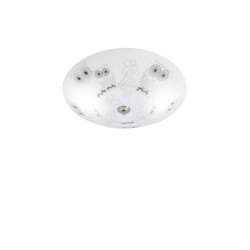 Plafon, Lampa sufitowa 108764 UGGLARP 2L 39cm Biały/Czarny Markslojd