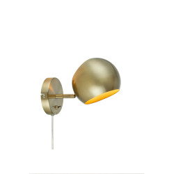 Kinkiet, Lampa ścienna 108754 EDGAR 1L Antyczne złoto Markslojd