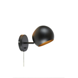 Kinkiet, Lampa ścienna 108753 EDGAR 1L Czarny Markslojd