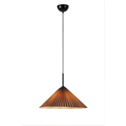 Lampa wisząca z plisowanym abażurem 108709 PLISADO 1L 50cm Szary Markslojd