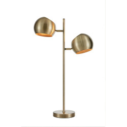 Lampa biurkowa podwójna, reflektorki 108692 EDGAR 2L Mosiądz Markslojd
