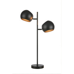 Lampa biurkowa podwójna, reflektorki 108691 EDGAR 2L Czarny Markslojd