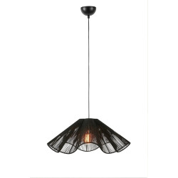 Lampa wisząca ażurowa 108682 NAMI 1L Czarny abażur Markslojd