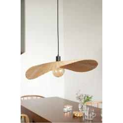 Lampa wisząca 108677 RAYO 1L Naturalny słomkowy abażur Markslojd
