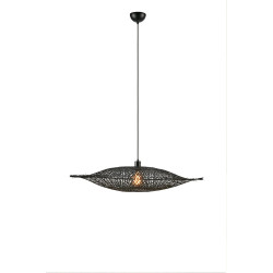 Lampa wisząca ażurowa 108672 KUMO 1L 92cm Czarny abażur Markslojd