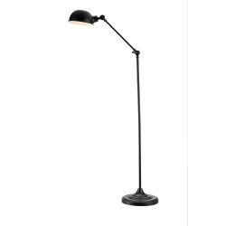 Lampa podłogowa z wysięgnikiem 108586 PORTLAND 1L Czarna Markslojd
