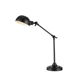Lampa biurkowa z wysięgnikiem 108584 PORTLAND 1L Czarny Markslojd