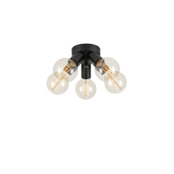 Plafon, Lampa sufitowa 108552 MAZZO 5L Czarny Markslojd