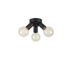Plafon, Lampa sufitowa 108549 MAZZO 3L Czarny Markslojd