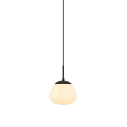Lampa wisząca pojedyncza z kloszem Mała 108547 RISE 1L Biały/ Czarny Markslojd