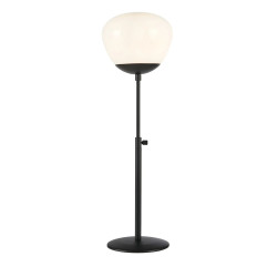 Lampa gabinetowa z kloszem Mała 108545 RISE 1L Czarny/ Biały Markslojd