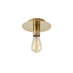 Plafon, Lampa sufitowa 108541 PIATTO 1L Ciemny Mosiądz Markslojd