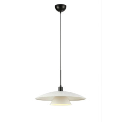 Lampa wisząca pojedyncza 108430 MILLINGE 1L Matowy biały/ Czarny Markslojd