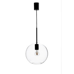 Lampa wisząca pojedyncza Kula 108506 PATERA 1L Przezroczysta 25cm Markslojd