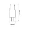 NOWOŚĆ EKZA1727 Żarówka COB 2W G4 12V 4000K Silikon Milagro