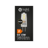 NOWOŚĆ EKZA1730 Żarówka LED 1,5W G4 12V 3000K Plastik Milagro