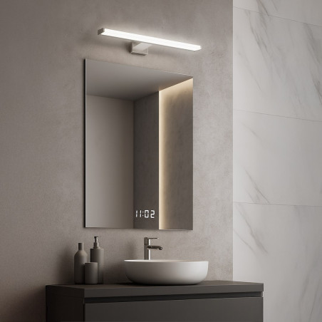 NOWOŚĆ ML2031 Kinkiet MIRORE SILVER 8W 40cm Milagro