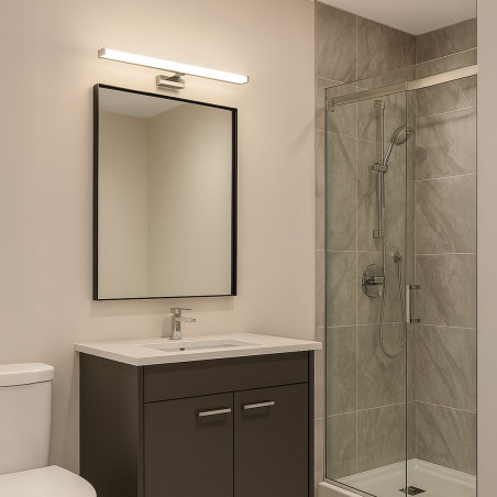 NOWOŚĆ ML2032 Kinkiet MIRORE SILVER 10W 60cm Milagro
