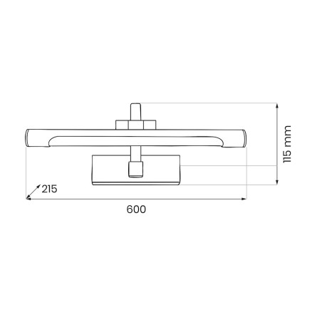 NOWOŚĆ ML2034 Kinkiet VINCI 15W 60cm Milagro