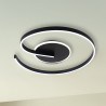 NOWOŚĆ ML1848 Lampa sufitowa LORENZO BLACK 22W LED Milagro